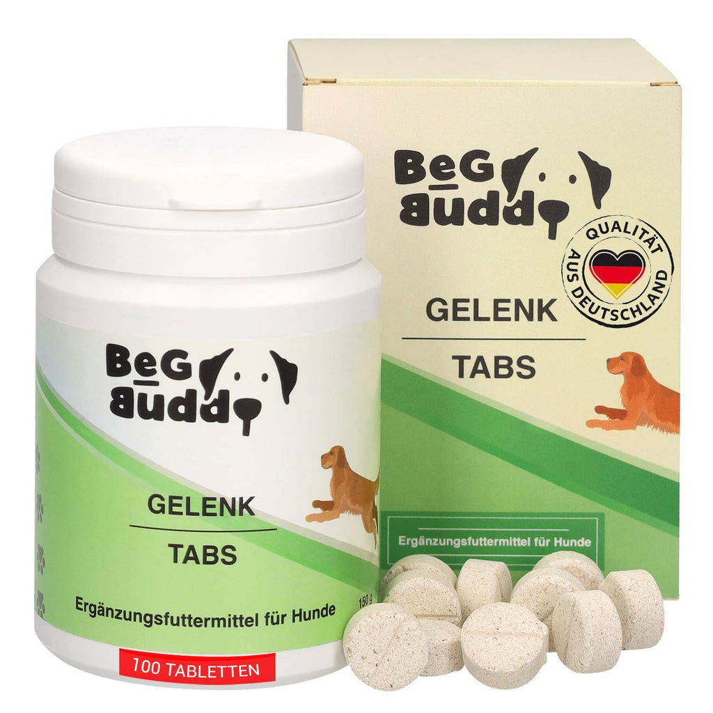 BeG Buddy joint tablets dog with green-lipped mussel, devil's claw, MSM, glucosamine - [100] tabs - [German] product for joints of all dog breeds - PawsPlanet Australia