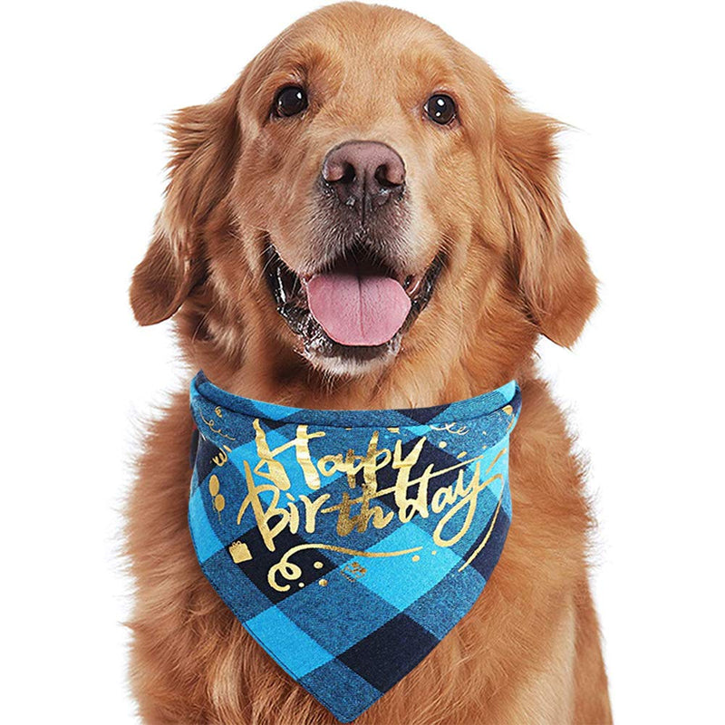 Dog Birthday Bandana Scarfs with Cute Doggie Dog Birthday Party Birthday Hat - PawsPlanet Australia