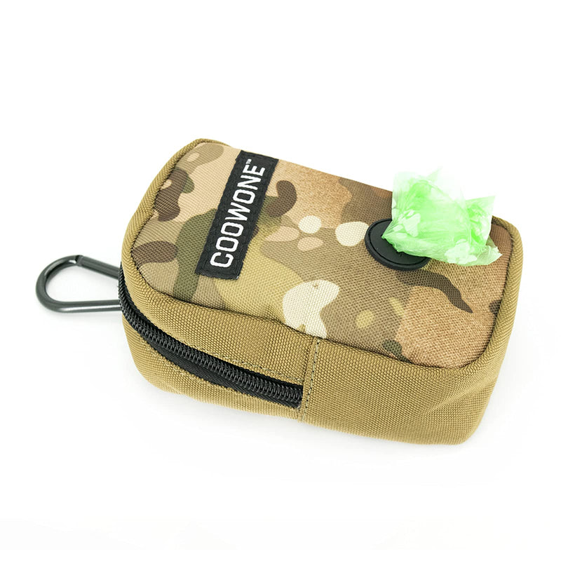 Small Treat Pouch Dog Treat Bag Dog Bags Dispenser Dog Waste Bag Dispenser for Leash Portable Walking Bags Poop Bag Holder Army Green - PawsPlanet Australia