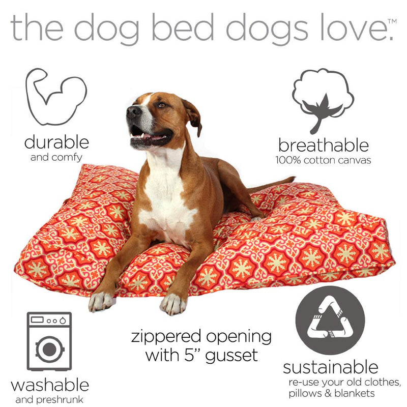 [Australia] - Molly Mutt Dog Bed Cover - Med Dog Bed Cover - Dog Calming Bed - Puppy Bed - Medium Pet Bed - Large Dog Bed Cover - Washable Dogs Bed Cover - Pet Bed with Removable Cover Dog Bed Covers Small Papillon 