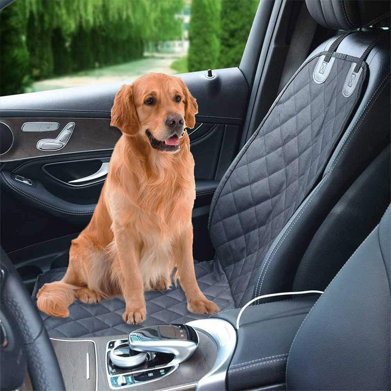 Washable Car Seat Covers, Copilot Dog Seat with Zipper, Pet Car Seat Protector for Front Seat and Rear Seat with Removable Seat - Oxford Fabric 39.3x19.6 inches/100x50 cm - PawsPlanet Australia
