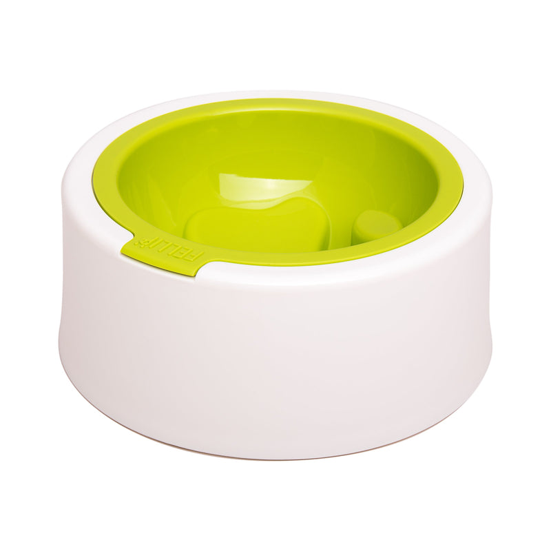 Mix 'n' Match FelliPet Kaleido Slow Feed Dog Bowl, Medium Lime - PawsPlanet Australia