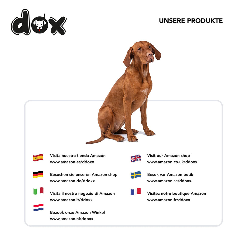 DDOXX dog leash air mesh 120 cm | Hand strap | for small & large dogs | many colors & sizes | Leash dog | Lead leash small | Running leash puppy leash large | Brown, XS XS - 1.5 x 120 cm - PawsPlanet Australia