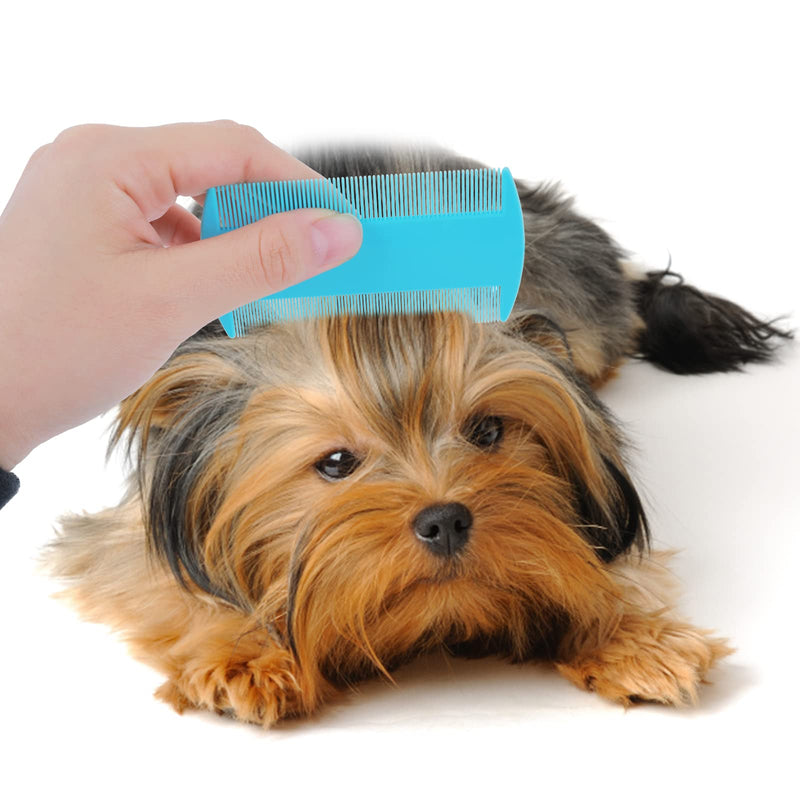 Cobee Flea Lice Comb Set for Dogs, 12 Pieces Cat and Dog Grooming Comb Double-Sided Combs for Removing Tear Traces - PawsPlanet Australia