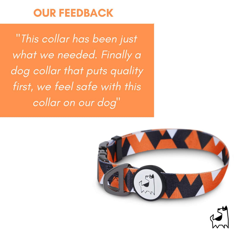 Dog Collar | Medium Dog Collar 32-46CM | Soft, Sturdy & Safe! Medium Collars For Dogs | Soft Material For Sensitive Skin & Extra Secure Buckle - PawsPlanet Australia