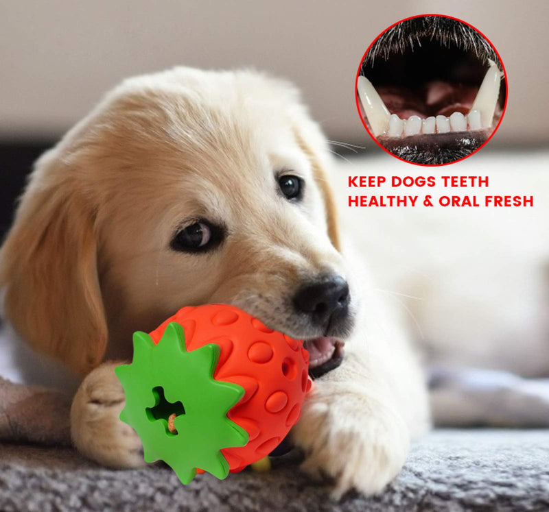 FENRIR Dog Chew Toys for Small Dogs, Interactive Dog Toys Food Dispensing Toy, Indestructible Dog Toys for Aggressive Chewers Tooth Cleaning Exercise As Picture - PawsPlanet Australia