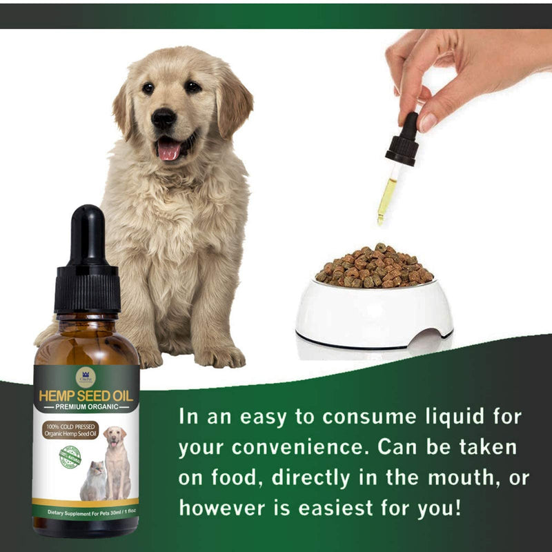 ChicPet UK Hemp Seed Oil for Dogs Cats Pets - PawsPlanet Australia