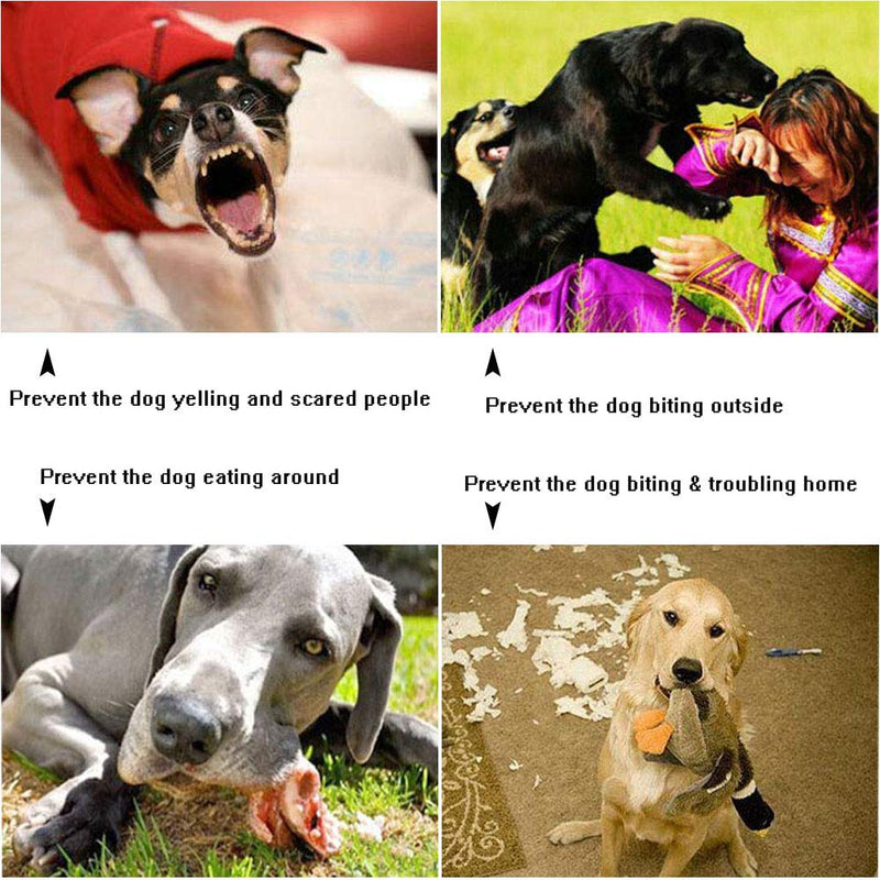 [Australia] - iSKUKA Dog Muzzles, Mesh Dog Mouth Cover Anti Biting Barking Comfortable for Dog Medium Pink 