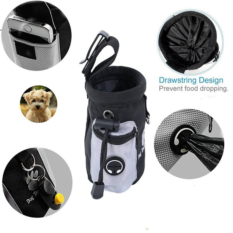 KYD Dog Treat Pouch Waist Bag for Carry Pet Toys Snacks Poop Bags. Storage for Treats with 3 Rolls Dog Poo Bags Hands Free Training Bag - PawsPlanet Australia