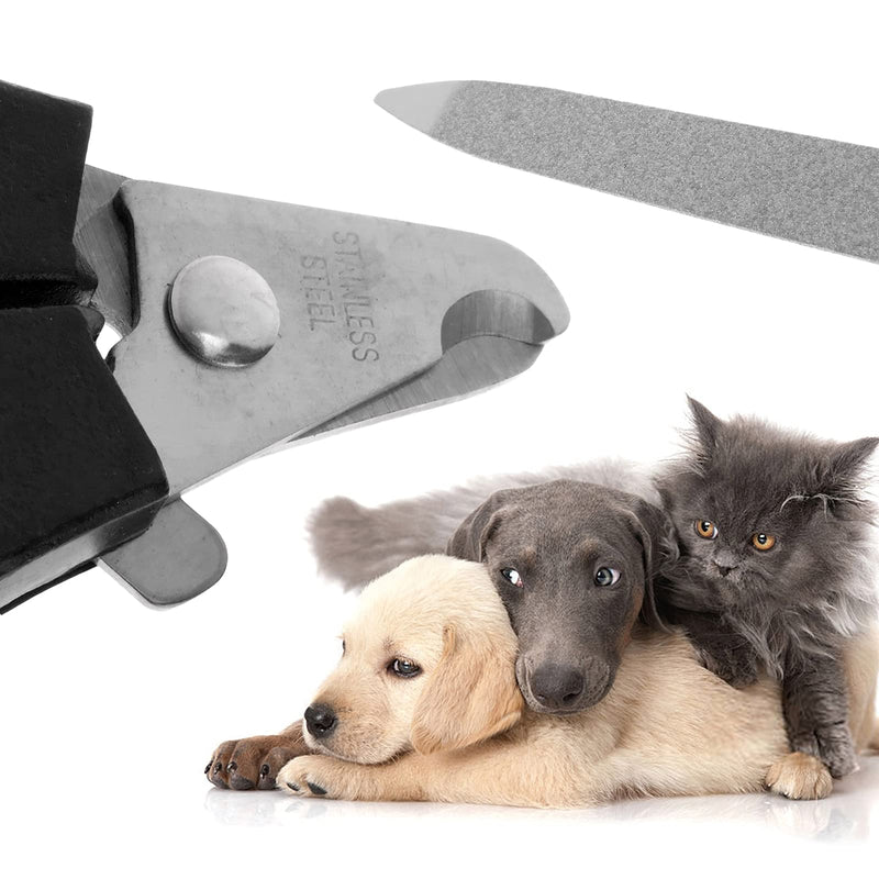 PrimeMatik - Nail clippers for dogs and cats. Pet nail cutter with file - PawsPlanet Australia