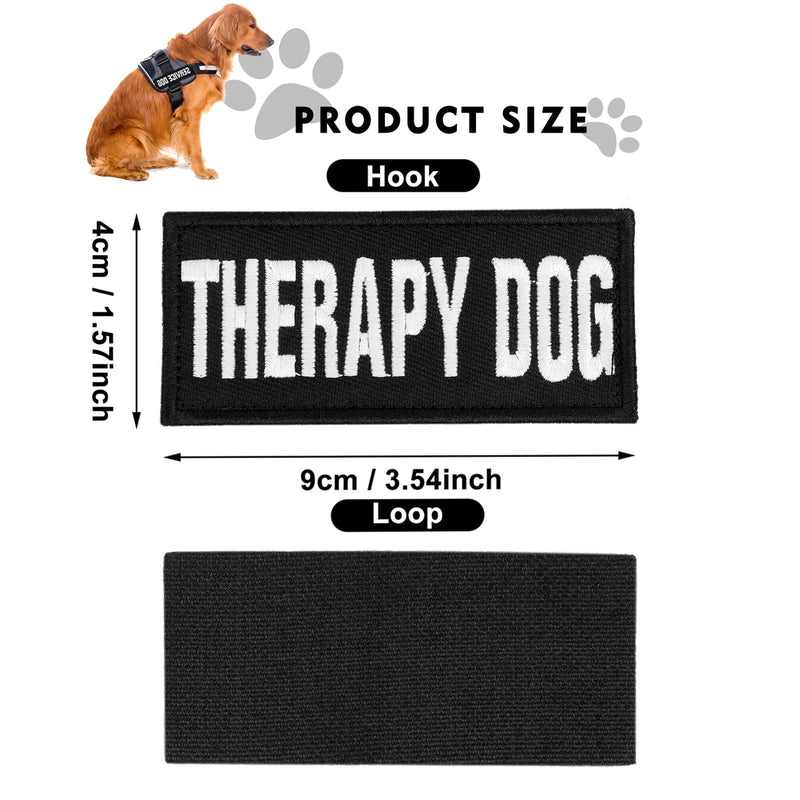Cobee Dog Embroidered Tactical Patches for Dog Harness, 6pcs Dog Vest Removable Tactical Magic Sticker Patches for Service Dog Badges in Training - PawsPlanet Australia