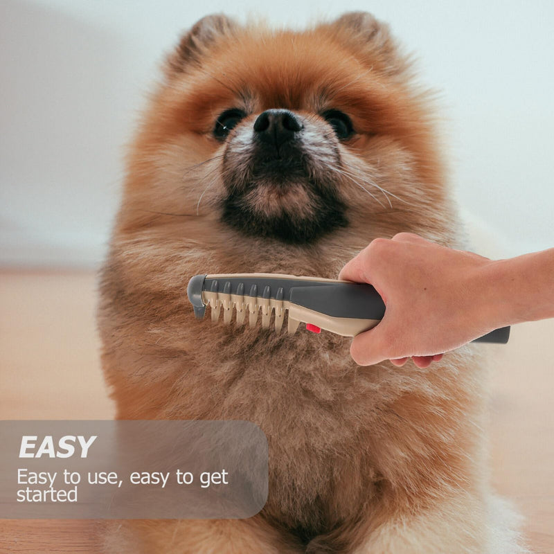 ULTECHNOVO Cat Brush Cats Dogs Hair Clipper Long Hair Dog Clipper Long Hair Cat Clipper Care Grooming Electric Dog Trimmer Razor Brush Comb Dog Brush - PawsPlanet Australia