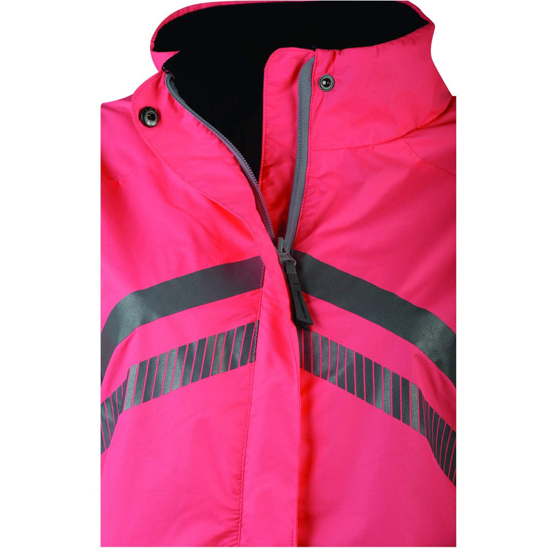 Weatherbeeta Reflective Childs Lightweight Waterproof Jacket - Pink S - PawsPlanet Australia