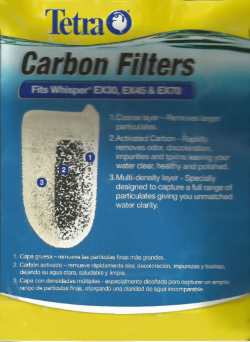 [Australia] - Tetra Whisper Ex Carbon Filter Large 4pk 