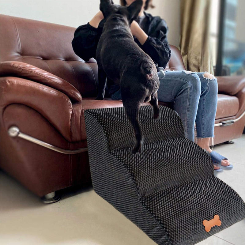 Liang Pet Stairs,Pet Step Sofa Ladder,Lightweight Pet Step Sofa,3-Story Slope Stairs,Help Pets Reach The High Bed Or Couch,Effectively Train Dogs Up and Down Stairs - PawsPlanet Australia