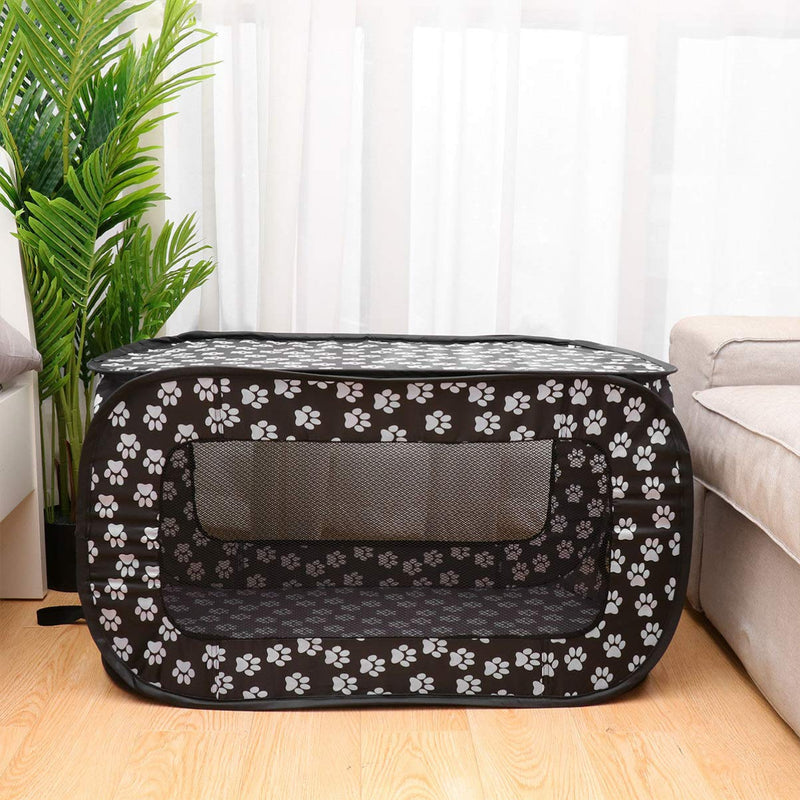 ULTECHNOVO Dog Crate Soft Fabric Dog Crate - Pet Tent Rectangle Creative Portable Fence Rest - Rectangular pet tent - PawsPlanet Australia