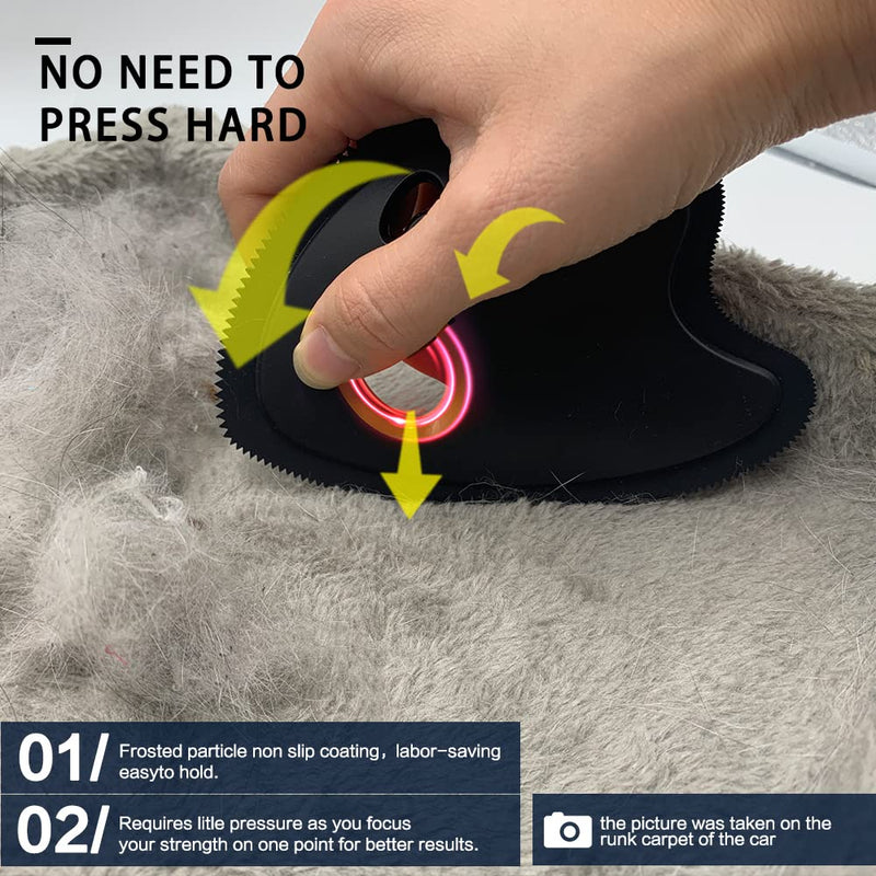 Mini Pet Hair Remover Detailer for Couch Dog Cat Hair Remover 3 Cleaning Modes to Get Rid of The Stubborn Pet Fur Brush for Auto Detailing Couch, Furniture, Lint, Carpet, Seat Couch, Home Fabric - PawsPlanet Australia