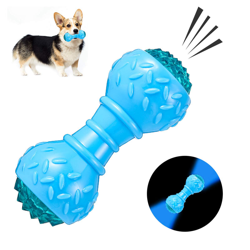 FANTESI 2 Pcs Pets Dog Toy Ball, Rubber Flashing Jumping Balls Dog Tooth Cleaning Toy Interactive Dog Toys Chew Activation Ball for Pets Training Swimming Playing Running - PawsPlanet Australia