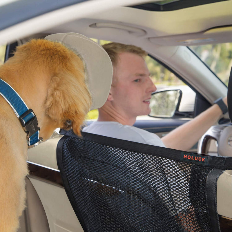 Dog Guards for Cars Taxi High- Intensity Nylon is Woven by Hand for Children Pets Dogs and Cats Car Safety Barriers Vehicle Universal Mesh Fence to Front Seats 21*21 Inch for SUV Travel and Outdoor - PawsPlanet Australia