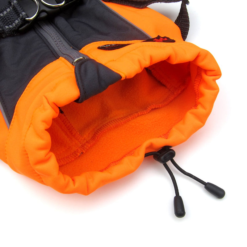 [Australia] - Alfie Pet - Brady Waterproof Coat with Built-in Harness XS Orange 