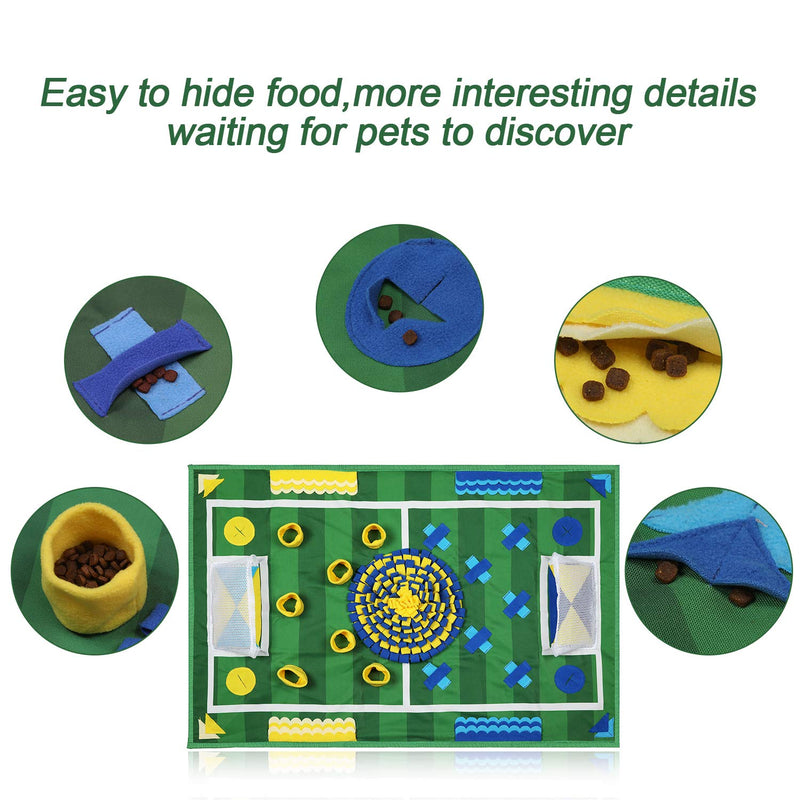 [Australia] - Zacro Dog Snuffle Mat - 25.6x39.4in Feeding Mat for Dogs, Dog Training Pad to Encourages Natural Foraging Skills and Release Stress 