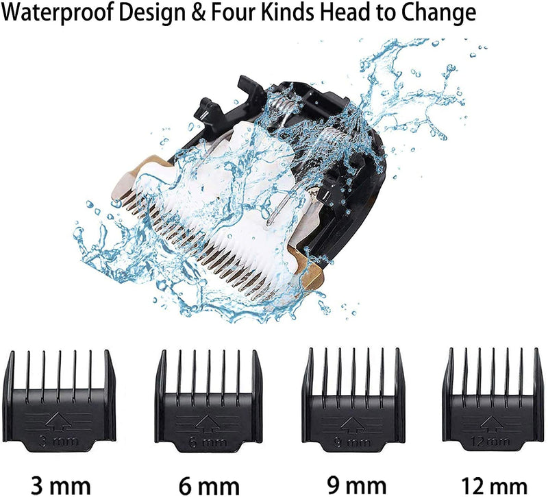 FRSH MNT Dog Clippers, Dog Grooming Kit, Low Noise Rechargeable Dog Hair Trimmers Clippers, Cordless Electric Pet Grooming Clippers Set for Dogs Cats Pets - PawsPlanet Australia