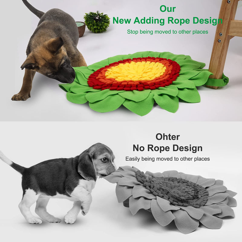 Snuffle Mat for Dogs and cats, Pet Interactive Nosework Feeding Game, Puzzle Toy for Small Medium Dog Encourages Natural Foraging Skills Travel Use, Indoor and Outdoor Treat Dispenser Stress Relief - PawsPlanet Australia