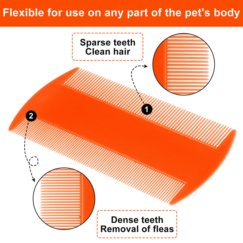 Cobee Flea Lice Comb Set for Dogs, 12 Pieces Cat and Dog Grooming Comb Double-Sided Combs for Removing Tear Traces - PawsPlanet Australia