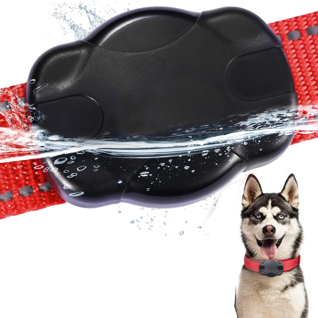 Airtag HaMouyou Airtag Dog Waterproof, Airtag Dog Collar Pendant Hard Airtag Case Dog [Easy Installation] Airtag Holder Compatible with Apple Airtag Tracking Dog and Cat (Single) lter For dogs-single single - PawsPlanet Australia