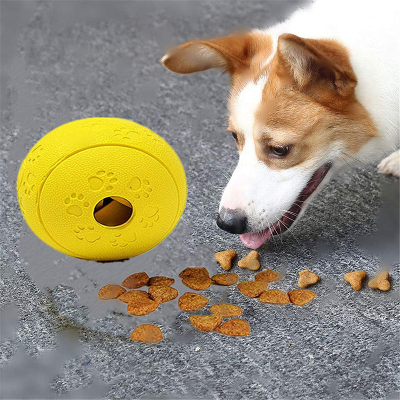 MEKEET Dog Toy Ball Dog Treat Toy,Dog Treat Dispensing Nontoxic Bite Resistant Toy Ball for Pet Dogs Pet Exercise Game Puzzle Ball IQ Training ball.（blue） blue - PawsPlanet Australia