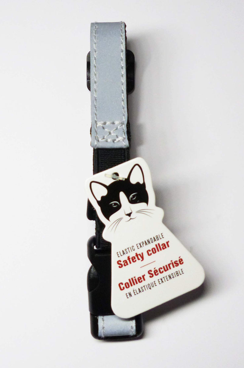 [Australia] - Cat Collar, Elastic, Safety Silver 