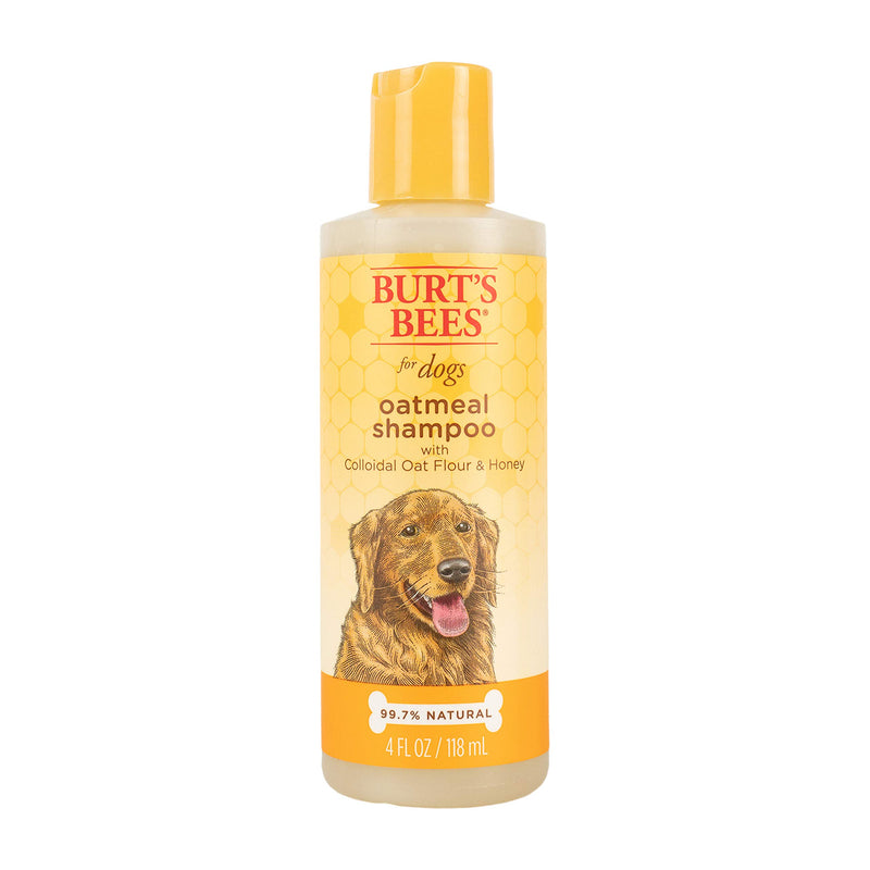 Burt's Bees for Pets for Dogs Natural Oatmeal Shampoo with Colloidal Oat Flour and Honey| Oatmeal Dog Shampoo, 4 Ounces - 2 Pack - PawsPlanet Australia