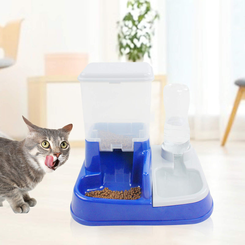 [Australia] - Automatic Pet Dog Cat Food and Water Feeder Set for Dogs Cats Puppy Kitten Auto Food Dispenser Feeding Bowl 5L 