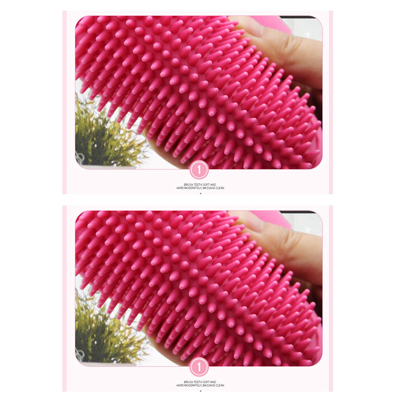SystemsEleven PET PUPPY GROOMING CLEANING MASSAGE REMOVAL GLOVE BATH DOG CAT BRUSH COMB HAIR - PawsPlanet Australia