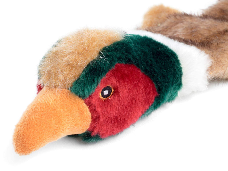 Petface Luxury Multi Squeak Pheasant Dog Toy - PawsPlanet Australia