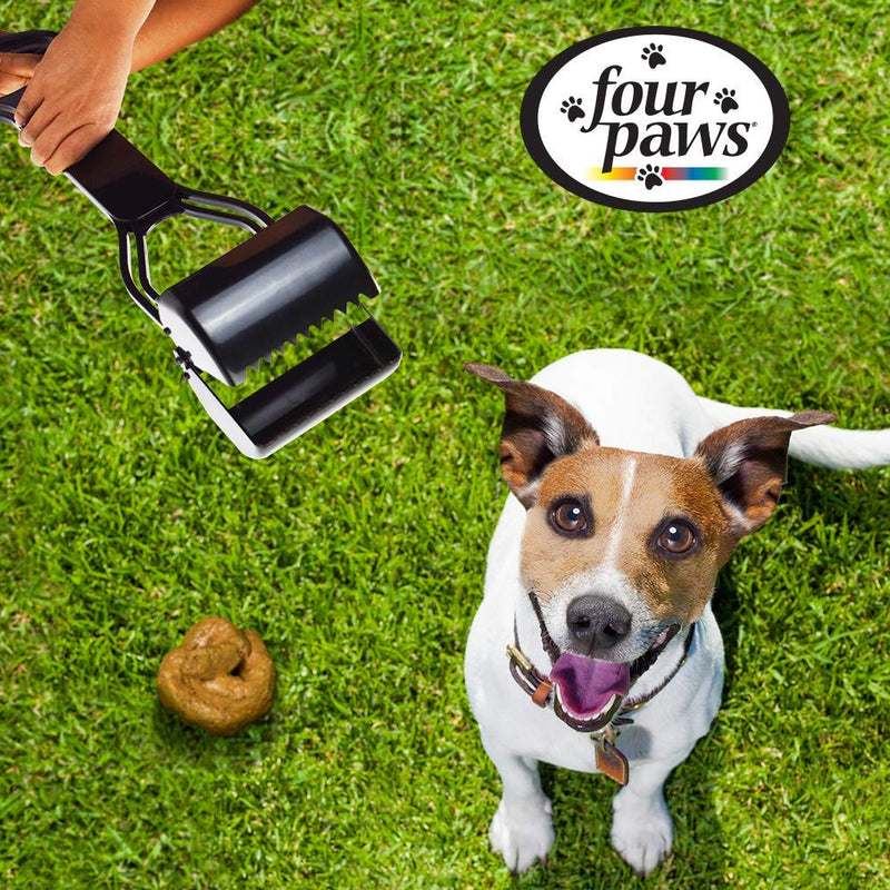 [Australia] - Four Paws Regular Black Allen Spring Action Dog Scooper For Hard Surfaces 