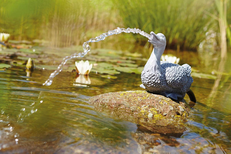 Oase 36775 Gargoyle Duck Pond Figure Decoration Water Jet Oxygen - PawsPlanet Australia