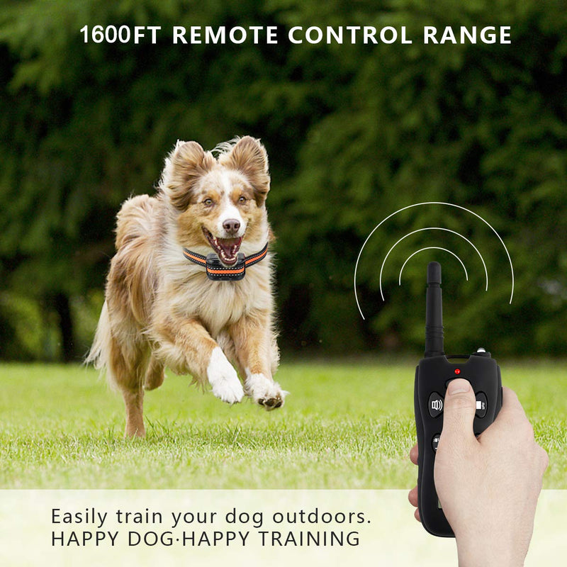 [Australia] - SUPERNIGHT Dog Shock Collar with Remote - Rechargeable Training Collars with Beep, Vibration and Shock Training Modes for Small to Large Dogs - IPX7 Waterproof, Long Remote Range 