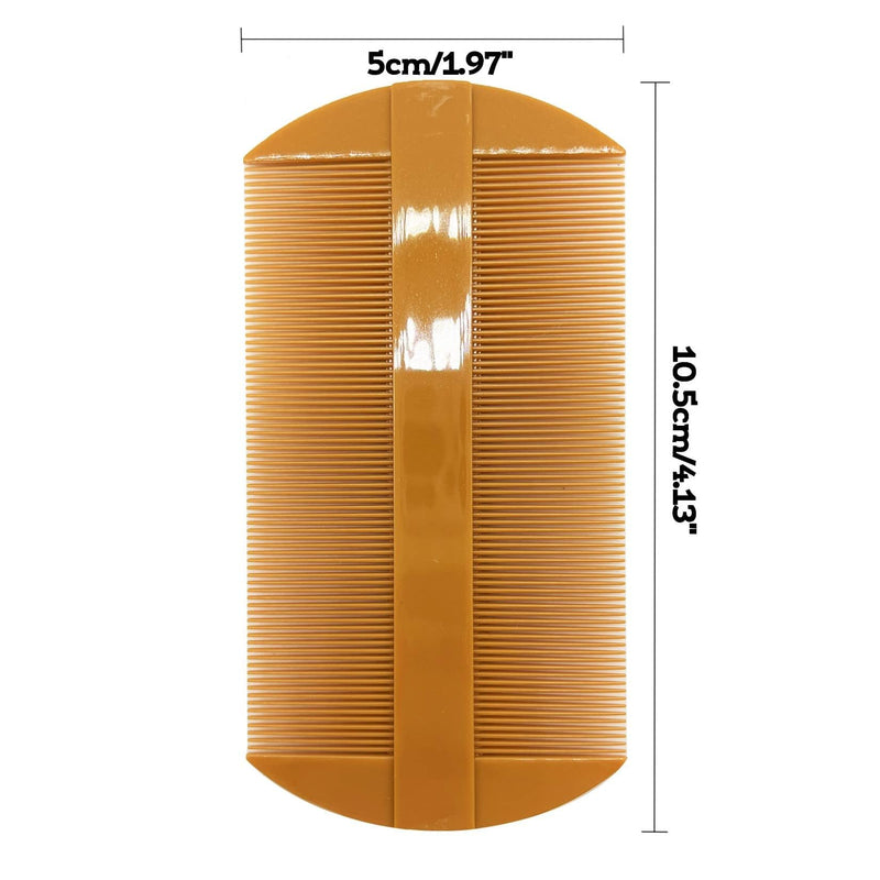 Fine-toothed head lice comb, 4 pieces flea comb for cats and dogs, durable double-sided nit combs, lice comb, nit comb, plastic for children, adults, pets - PawsPlanet Australia