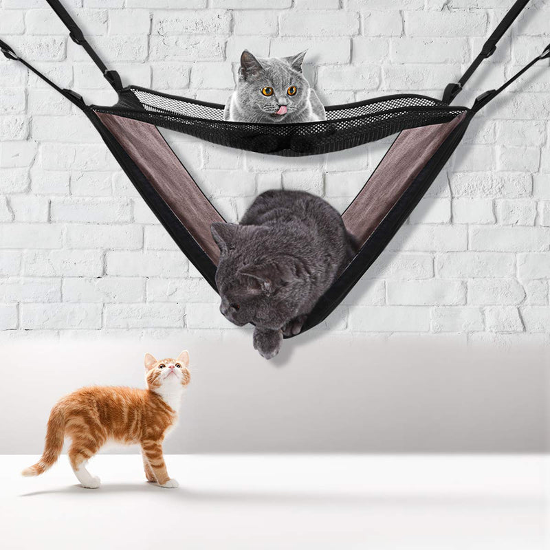 [Australia] - POPETPOP Cat Hammock Bed Pet Cage Hanging Bed for Cats/Small Dogs/Rabbits/Other Small Animals 