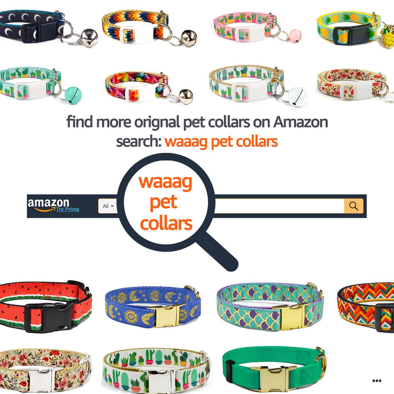 waaag Pet Supplies, (Aztec Tribal Abstract) Cat Collar, Dog Collar, Cat Lead, Dog Lead, Cat Harness, Dog Harness, Small Dog Collar (Aztec Tribal, XS) Aztec Tribal - PawsPlanet Australia