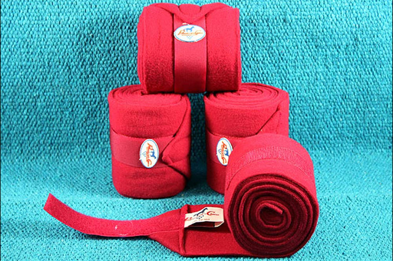 Professional's Choice Polo Wrap 4pk Color: Red - PawsPlanet Australia