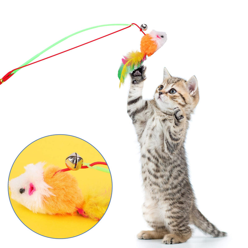 [Australia] - FiGoal Cat Toy Set Realistic Moving Fish Flopping Interactive Wiggle Moving Cat Kicker Fish Toy with Plush Interactive Cat Toys, Fun Toy for Cat Exercise Blue 