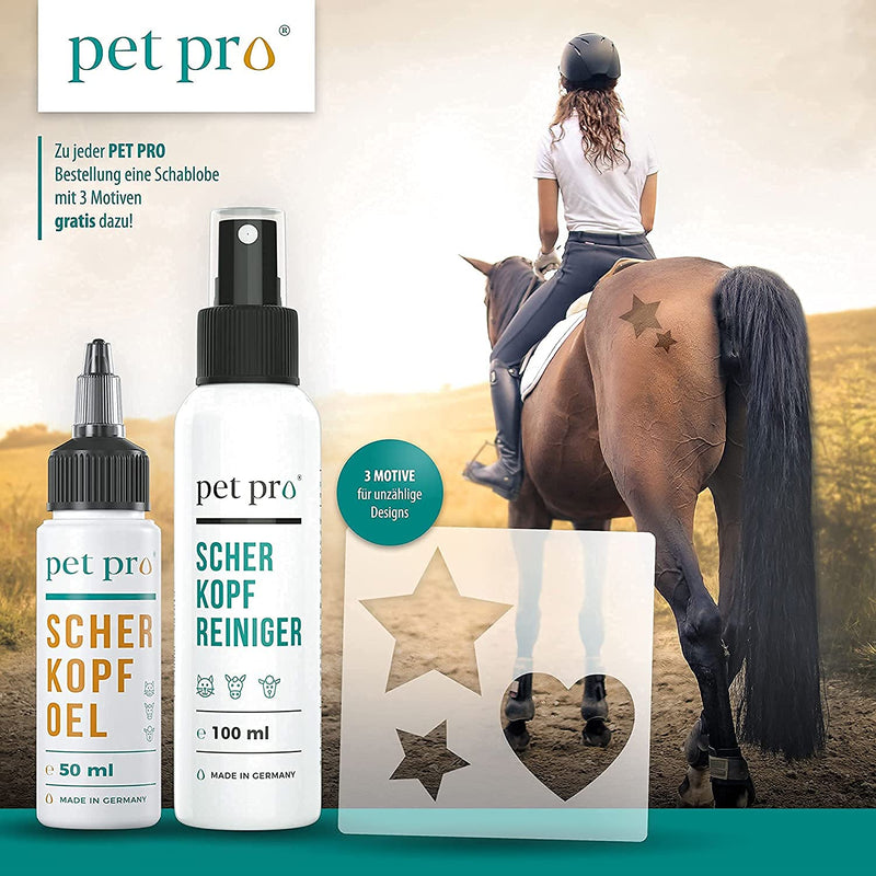 SYPRIN PET PRO Hair Clipper Oil and Cleaner Bundle - for dog animal shavers trimmers shaving and grooming devices I cleaning and treatment for pet hair Trimmer - PawsPlanet Australia