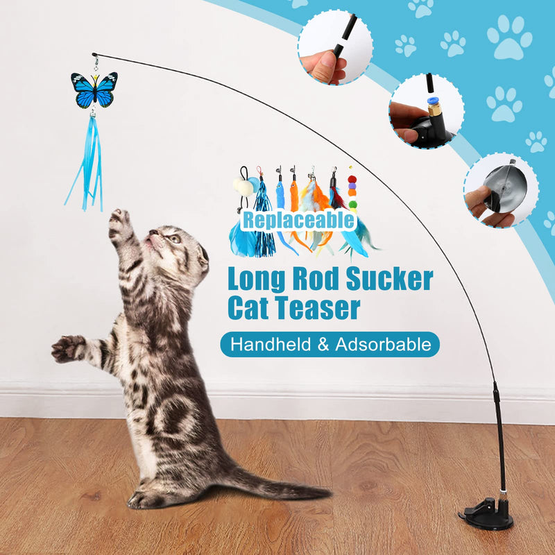 JOTOL cat toy set with cat tunnel, 39 pieces cat toys including balls, feather toys for cats, plush toys, toy mice, cat toy variety pack for kitty cats - PawsPlanet Australia