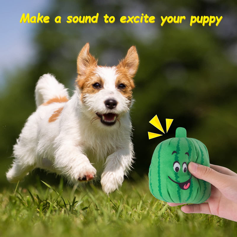 MINISOISO Pack of 15 Plush Dog Toys - Cute Squeaky Dog Toys - Durable, Safe Plush Toys for Dogs - Dog Toys for Puppies, Small, Medium Dogs - Made of Natural Cotton - PawsPlanet Australia
