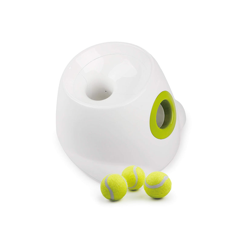 Pet Automatic Ball Launcher Dog Tennis Ball Throwing Machine Automatic Dog Tennis Ball Thrower 3PCS x 1.85" Mini Tennis Balls Included for Small Dogs New Small Size - PawsPlanet Australia