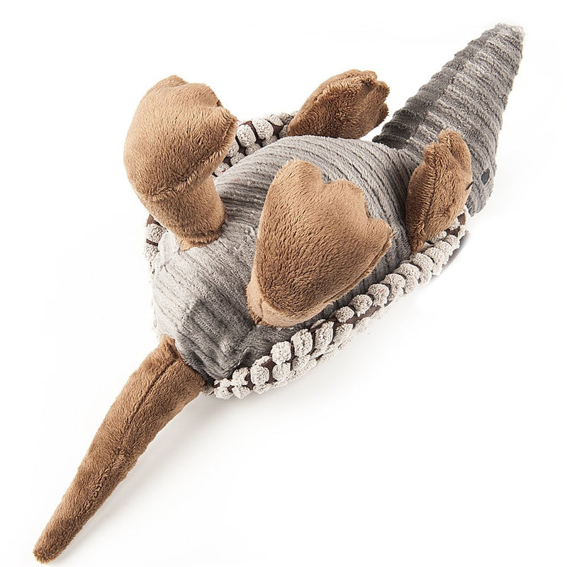 ONEISALL Pet Dog Plush Toy Chew Sound Squeaker Toys Interactive Armadillo Dog Teething Toy Pet Play Toy for Small Puppy Dogs - PawsPlanet Australia