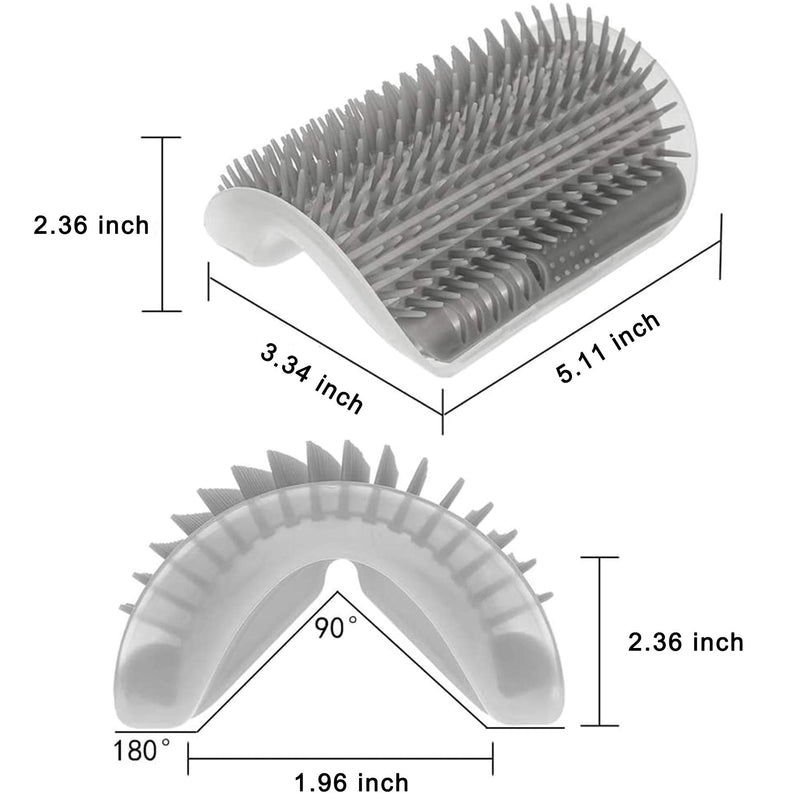 D-buy 5 Pack Cat Groomer Brush Set, Cat Self Groomers Corner Massage Combs with Catnip, Pet Grooming Mitts Brush Gloves for Short Long Fur Cats Puppy, Pet Hair Remover Brush Lint Remover - PawsPlanet Australia