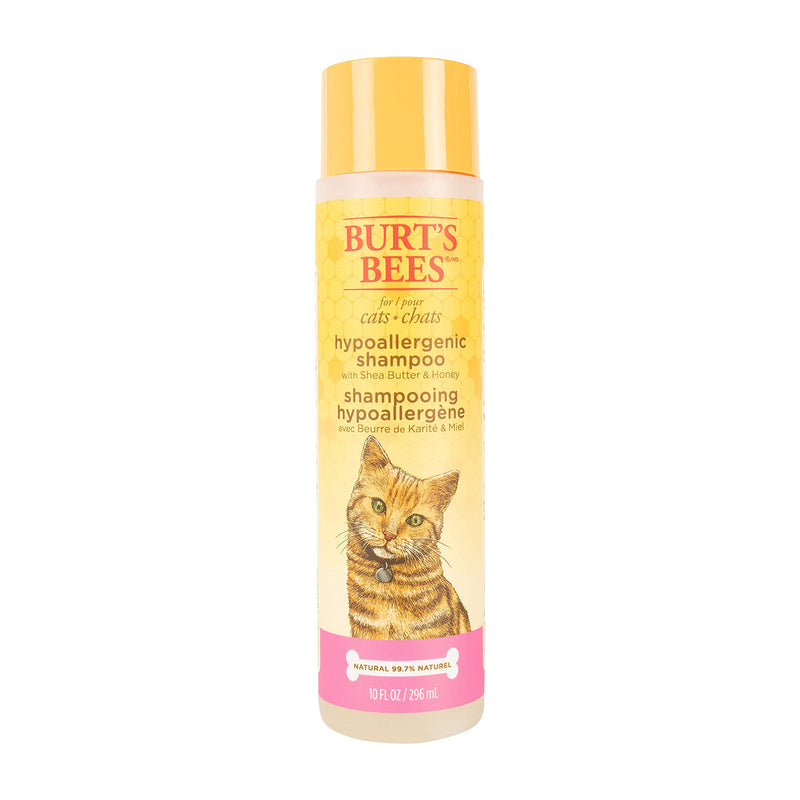 Burt's Bees for Pets For Cats Natural Hypoallergenic Shampoo With Shea Butter and Honey | Cat Shampoo, 10 Ounces - 2 Pack (FF5766AMZ2) - PawsPlanet Australia